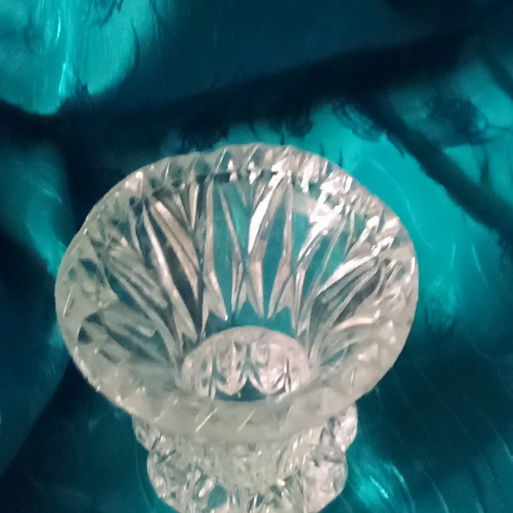Cute little cut glass tooth pick holder